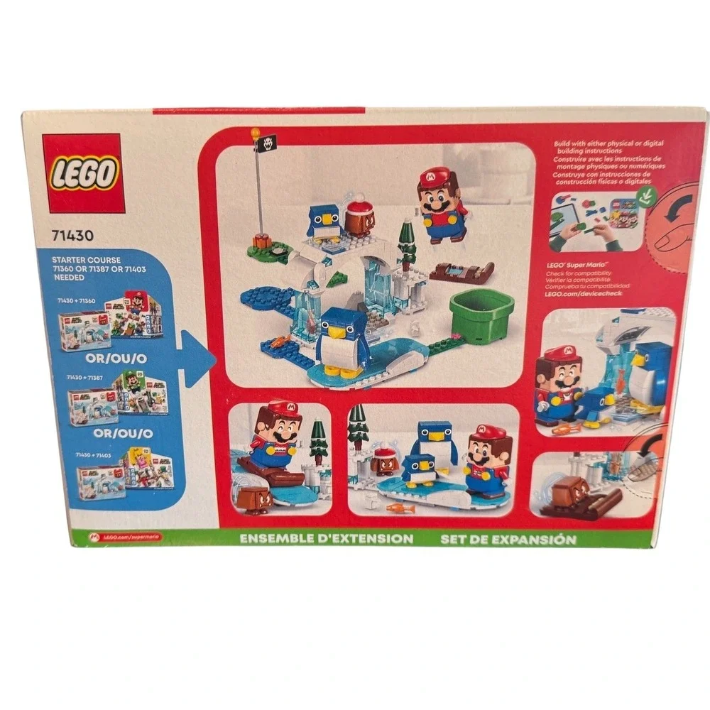 LEGO Super Mario Penguin Family Snow Adventure 71430 Expansion Set 228 Pcs NEW